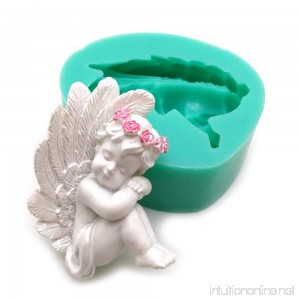 Silicone fondant cake Cupid Little Angel molds cake decoration chocolate mold mini style candy clay - B076D4M57R